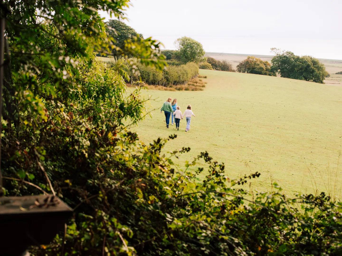 Canvas lodges at Lunsford Farm